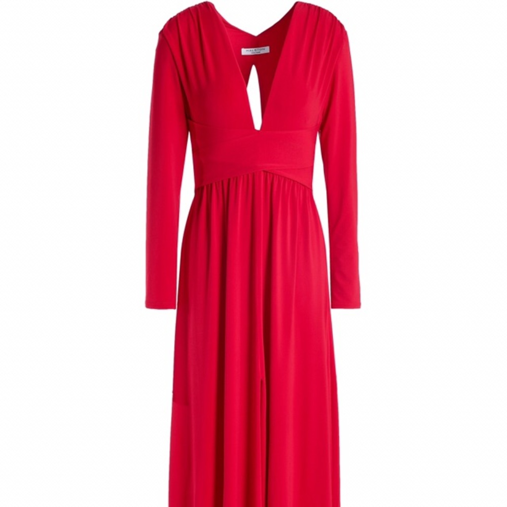 Halston Heritage Cutout Jersey Gown